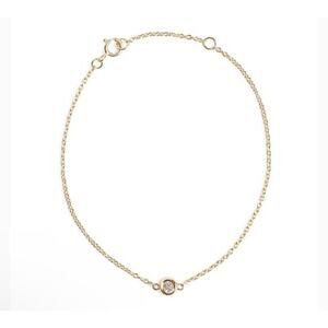 Marrin Costello Curateur Womens Yellow Gold White Topaz Soleil Bracelet Delicate